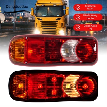 Kamion LED hátsó lámpa, 12-24V, LED fényforrás, 12500 lm
