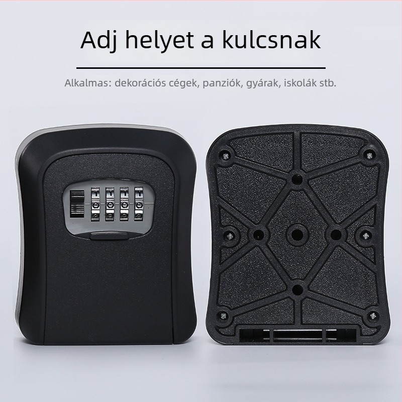 Mechanikus tartalék kulcsos doboz, ABS műanyag, XL-G2S modell, vízálló és porálló, építési terület bejáratához
