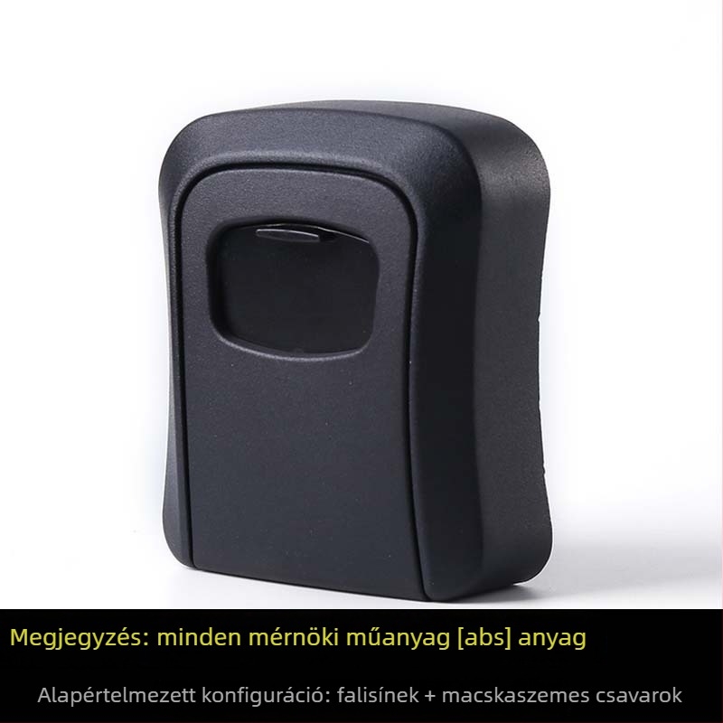 Mechanikus tartalék kulcsos doboz, ABS műanyag, XL-G2S modell, vízálló és porálló, építési terület bejáratához