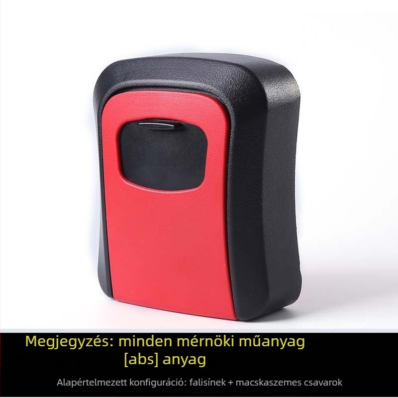Mechanikus tartalék kulcsos doboz, ABS műanyag, XL-G2S modell, vízálló és porálló, építési terület bejáratához