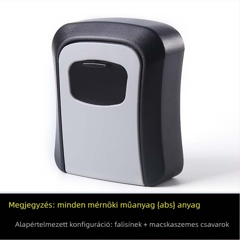 Mechanikus tartalék kulcsos doboz, ABS műanyag, XL-G2S modell, vízálló és porálló, építési terület bejáratához