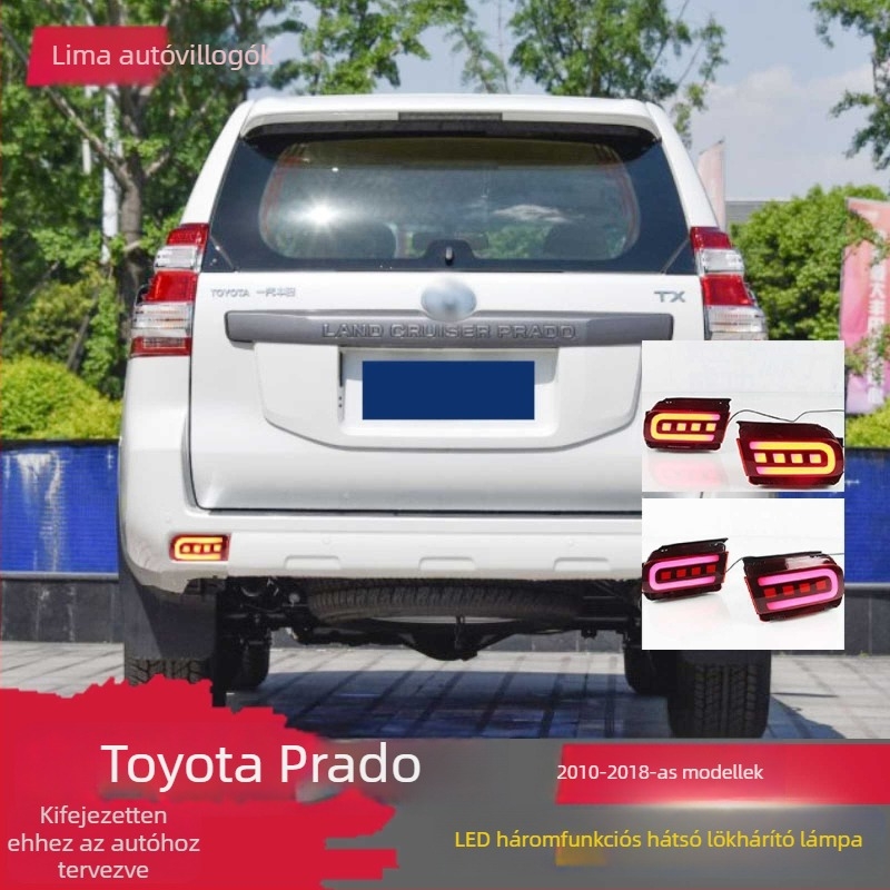 Toyota Prado 2010-2020 LED hátsó lámpa - készlet (LED, 12V, 6000K, 80LM, 50 000 h)