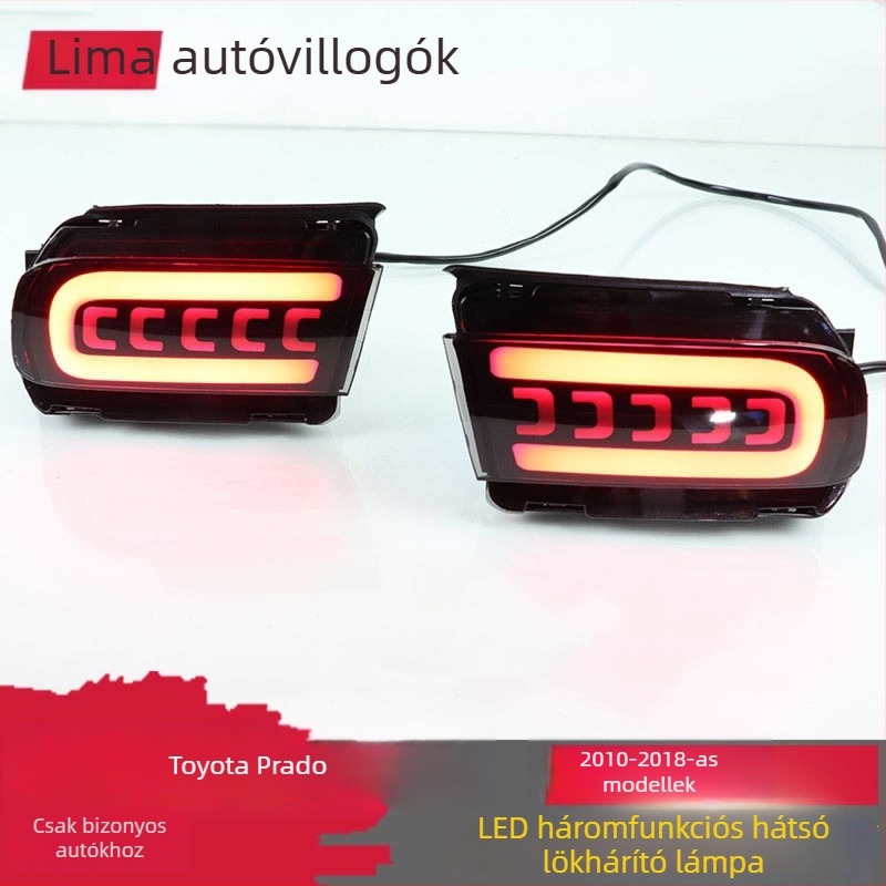 Toyota Prado 2010-2020 LED hátsó lámpa - készlet (LED, 12V, 6000K, 80LM, 50 000 h)