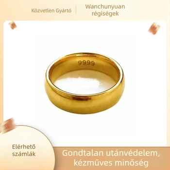 Uniszex etnikus stílusú gyűrűk párok számára, minimalist dizájn