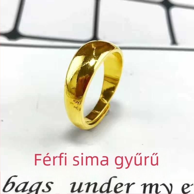 Uniszex etnikus stílusú gyűrűk párok számára, minimalist dizájn
