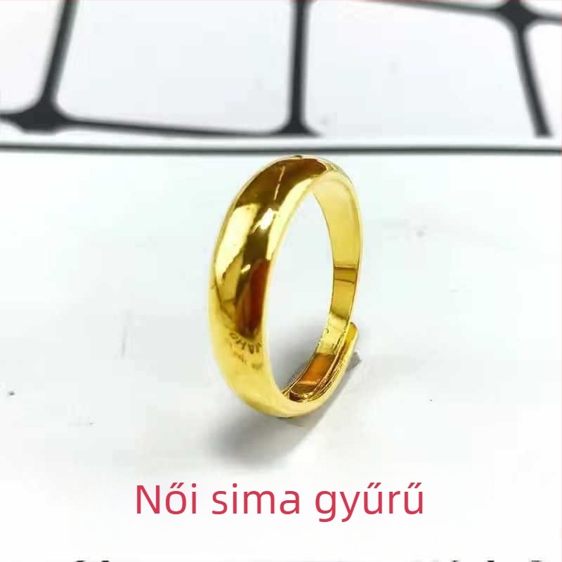Uniszex etnikus stílusú gyűrűk párok számára, minimalist dizájn