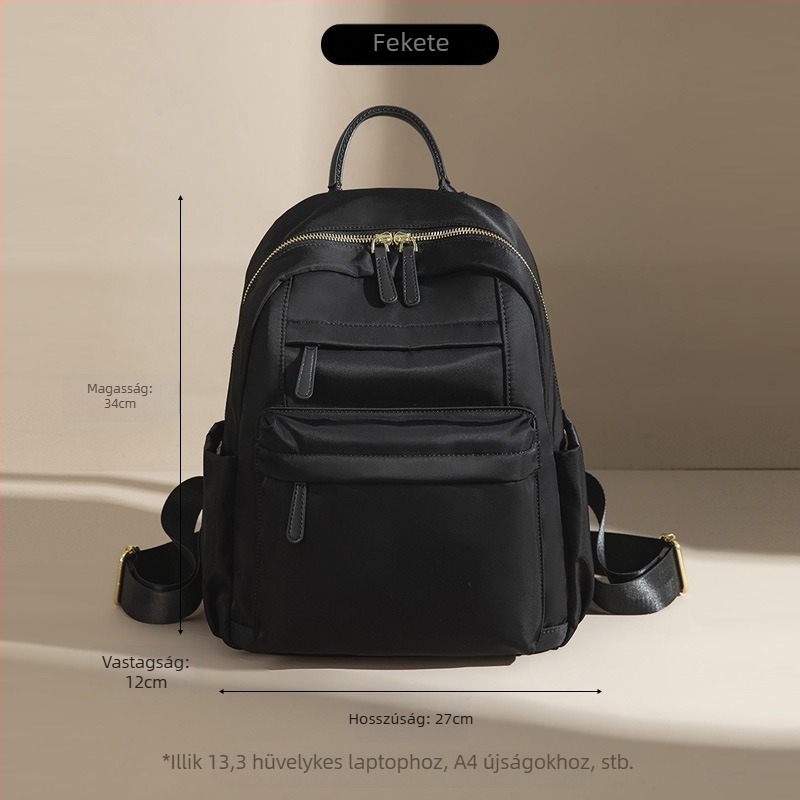 Női Oxford hátizsák utazáshoz – nagy kapacitású, könnyű, rekesz laptophoz