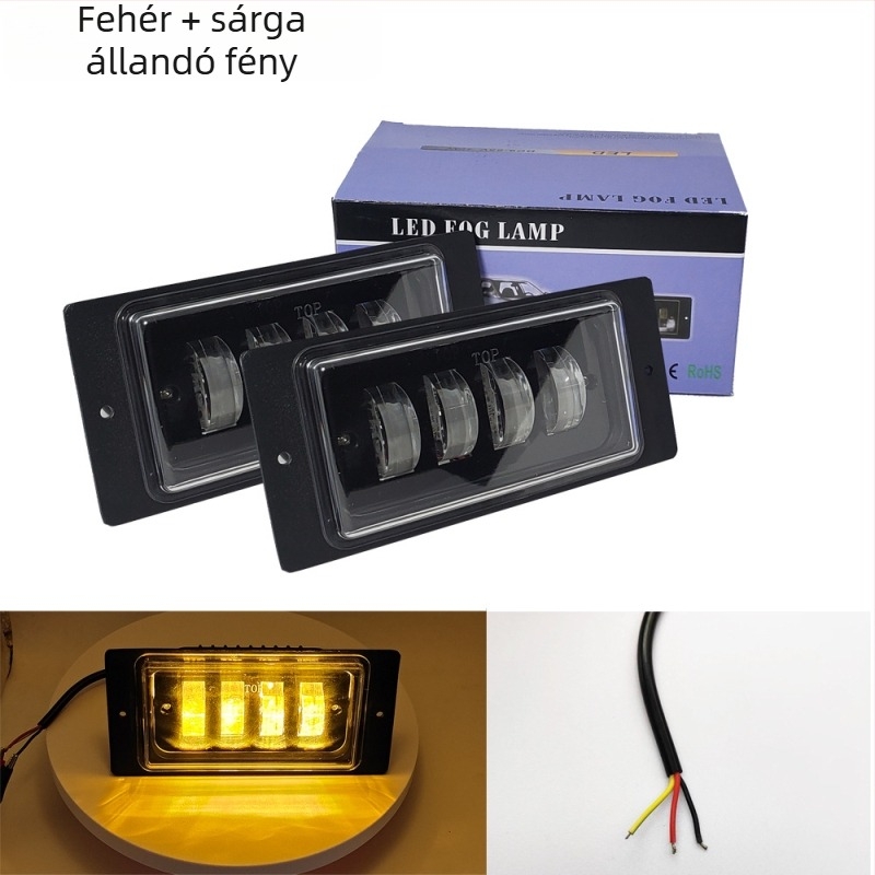 40W LED munkalámpa terepjárókhoz, 9-36V, 2525 LED, 6500K, alumínium ötvözet