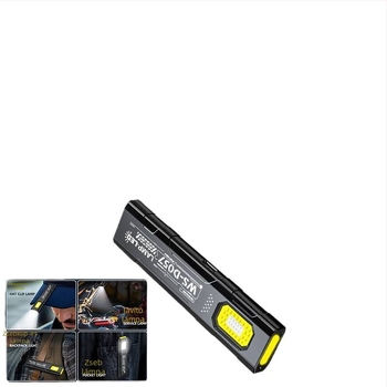 Kültéri fejlámpa Wu Shang LED, 350 lm-ig, újratölthető, kompakt, mágneses munkalámpa, modell 985, ABS ház, súly 30 g