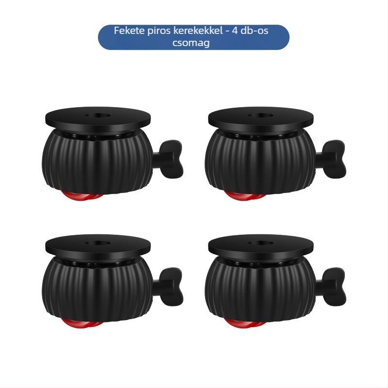 Bútorok univerzális kerekei, POM+ABS, kopásállóság