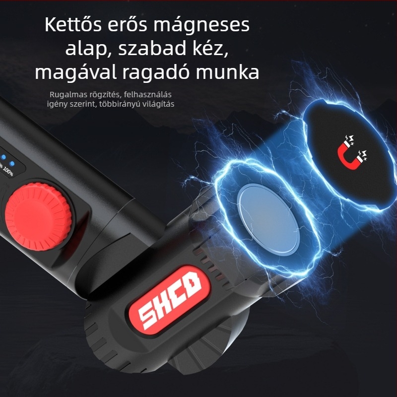 Autóreparáló LED lámpa mágneses hosszú csíkkal, alumínium ötvözet, 1200 lm, 3,7 V, LED
