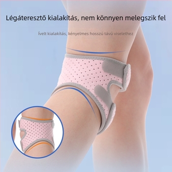 Túrázáshoz és hegymászáshoz való térdvédő, patella öv a térdízület támogatására, futáshoz alkalmas