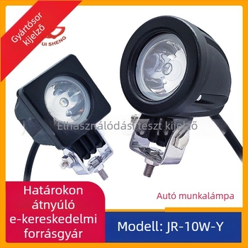 Jármű LED spotlámpa 10W JR-XLS10W-3535, 9-36V, LED 3535, 6500K, élettartam 50 000 óra