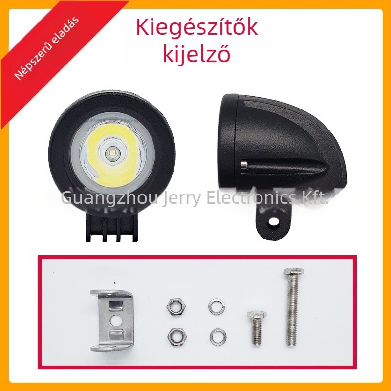Jármű LED spotlámpa 10W JR-XLS10W-3535, 9-36V, LED 3535, 6500K, élettartam 50 000 óra