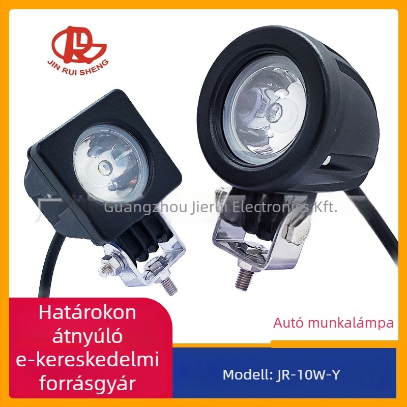 Jármű LED spotlámpa 10W JR-XLS10W-3535, 9-36V, LED 3535, 6500K, élettartam 50 000 óra