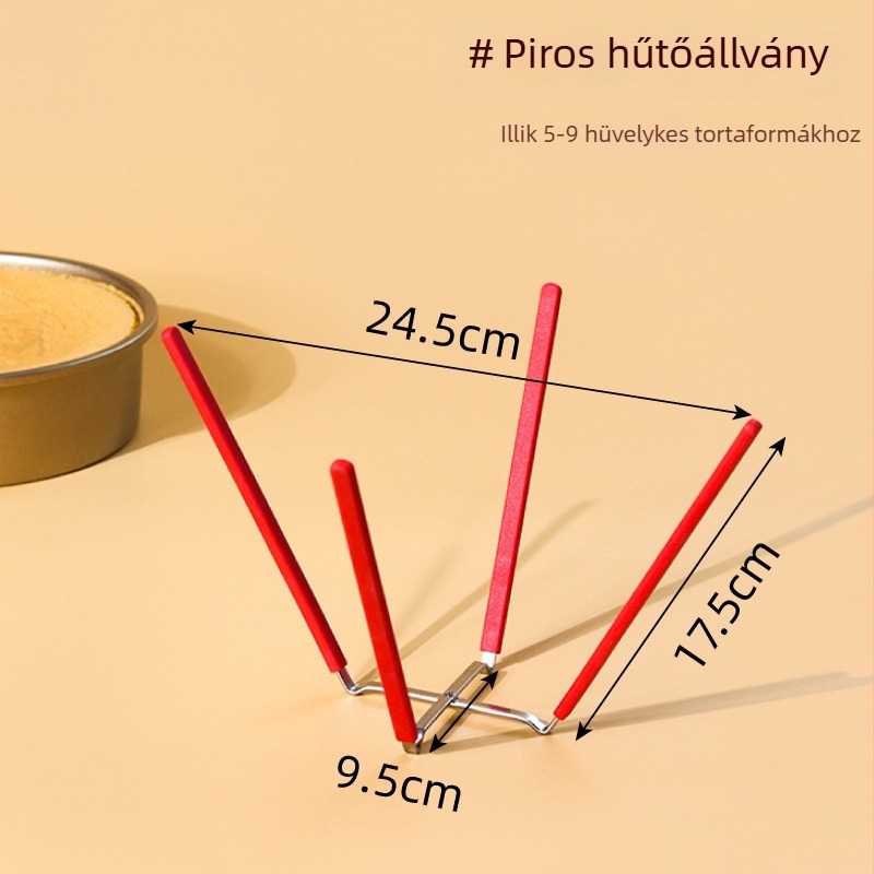 YCG Sütőipari eszközök – Modern, minimalist designú négykaros hűtőállvány chifon torta formákhoz – Importált: Nem