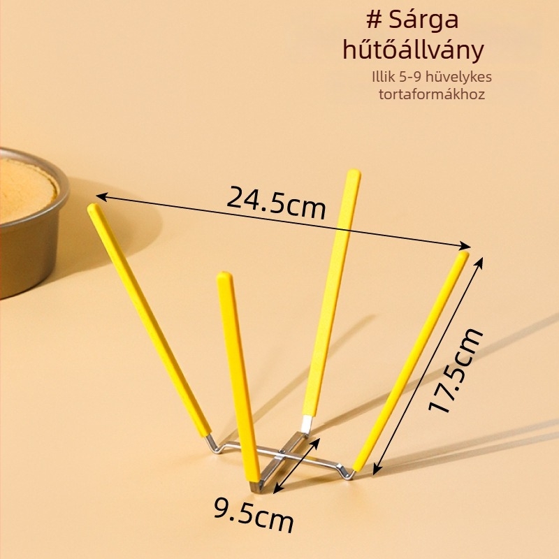 YCG Sütőipari eszközök – Modern, minimalist designú négykaros hűtőállvány chifon torta formákhoz – Importált: Nem