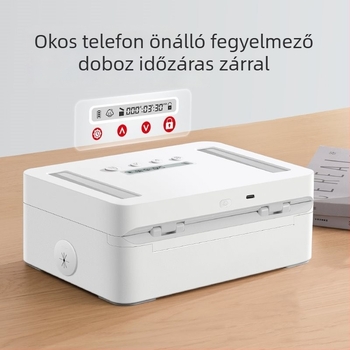 Mobiltelefon záró doboz időzítővel, Modell Lb101, Típus: Kombinált zár, Anyag: Egyéb