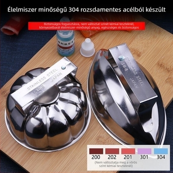 Rizsgolyó forma, tojás alakú, rozsdamentes acél, sütőforma
