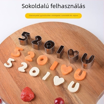 Ollie rozsdamentes acélból készült keksz-forma sütéshez, szabálytalan alak