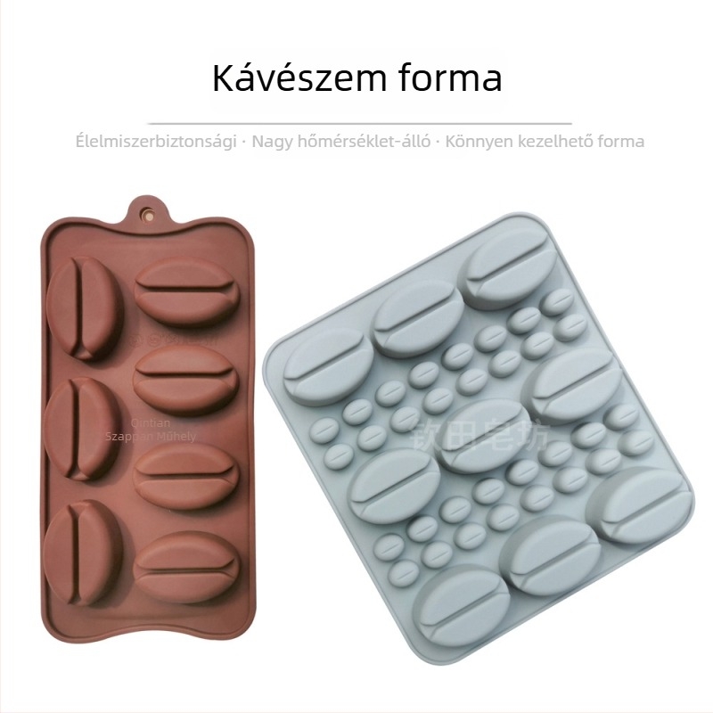 Szilikonból készült szív alakú sütőforma tortákhoz, pudinghoz és zseléhez; alkalmas szappankészítéshez is.