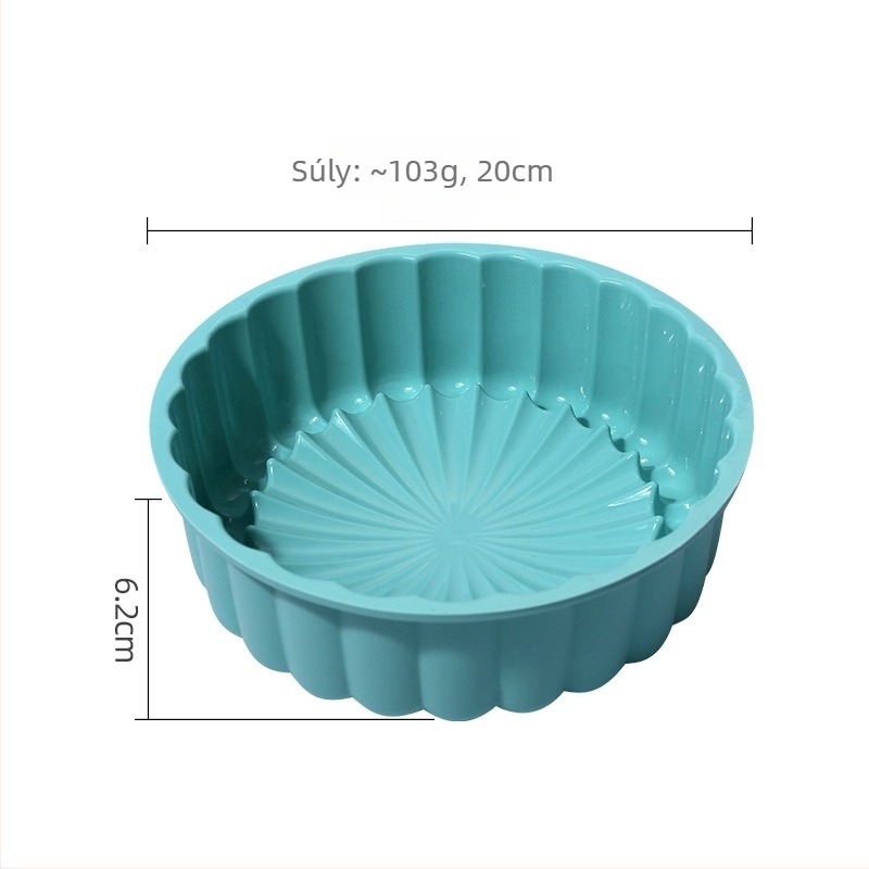 Szilikon süteményforma, kör alakú, anyag: szilikon, termékkód: gcl2311, sütéshez