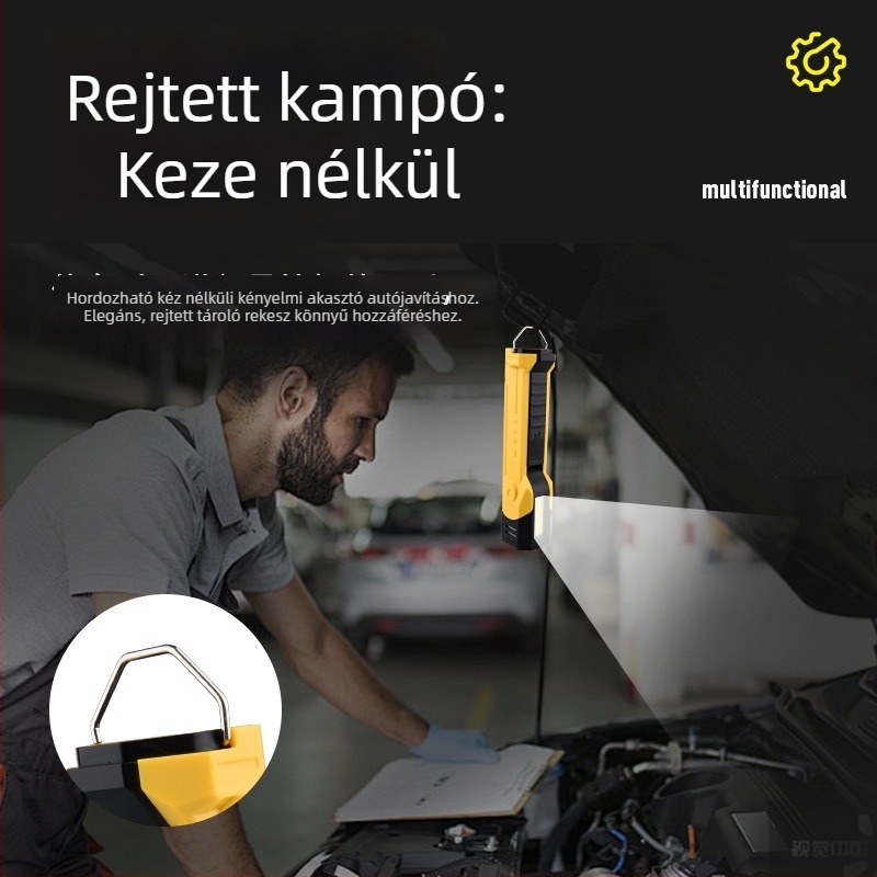 LED kézi zseblámpa F608, 3.7V, CE tanúsítvány