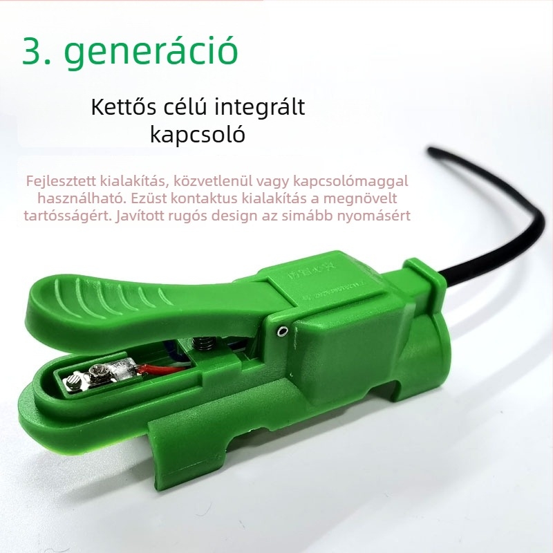 Kapos kapcsoló argon ívhegesztő pisztolyhoz – harmadik generációs kettős funkciójú kapcsoló, nylon rostos kivitel
