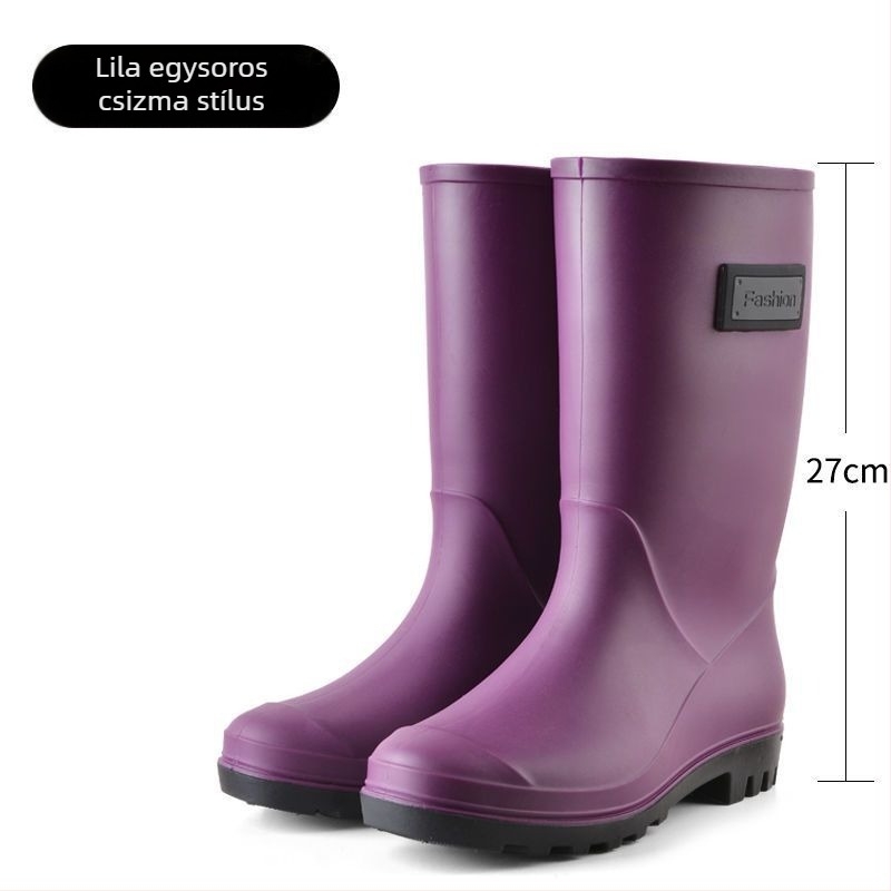 Női esőcsizma középmagas PVC felsővel, White márka, felnőttek