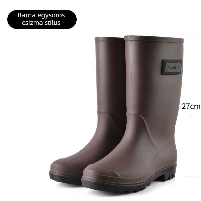 Női esőcsizma középmagas PVC felsővel, White márka, felnőttek