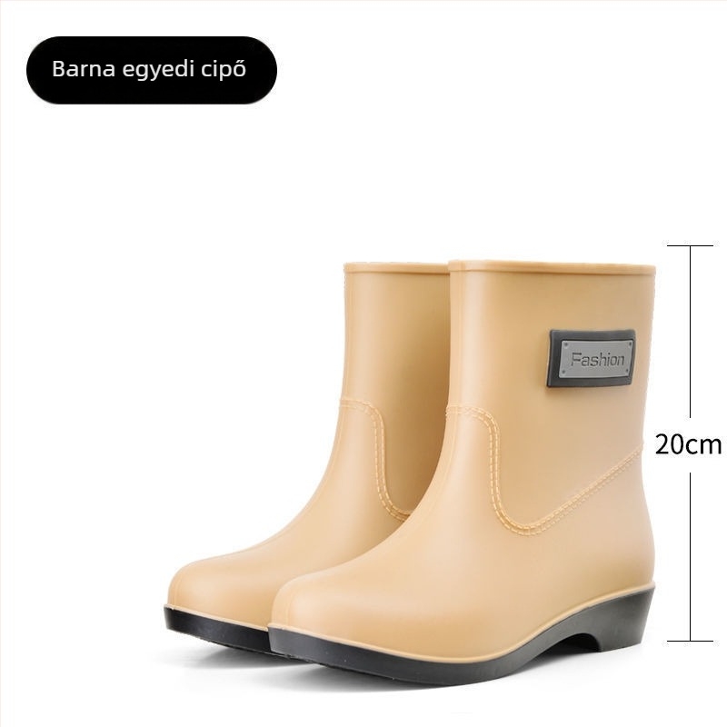 Női esőcsizma középmagas PVC felsővel, White márka, felnőttek