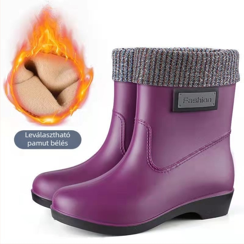 Női esőcsizma középmagas PVC felsővel, White márka, felnőttek