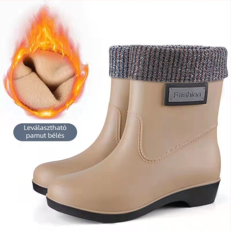 Női esőcsizma középmagas PVC felsővel, White márka, felnőttek