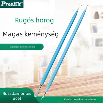 Forrasztáshoz segéd rugós horog Pro'skit/Baogong, rozsdamentes acél, sorozat Hook