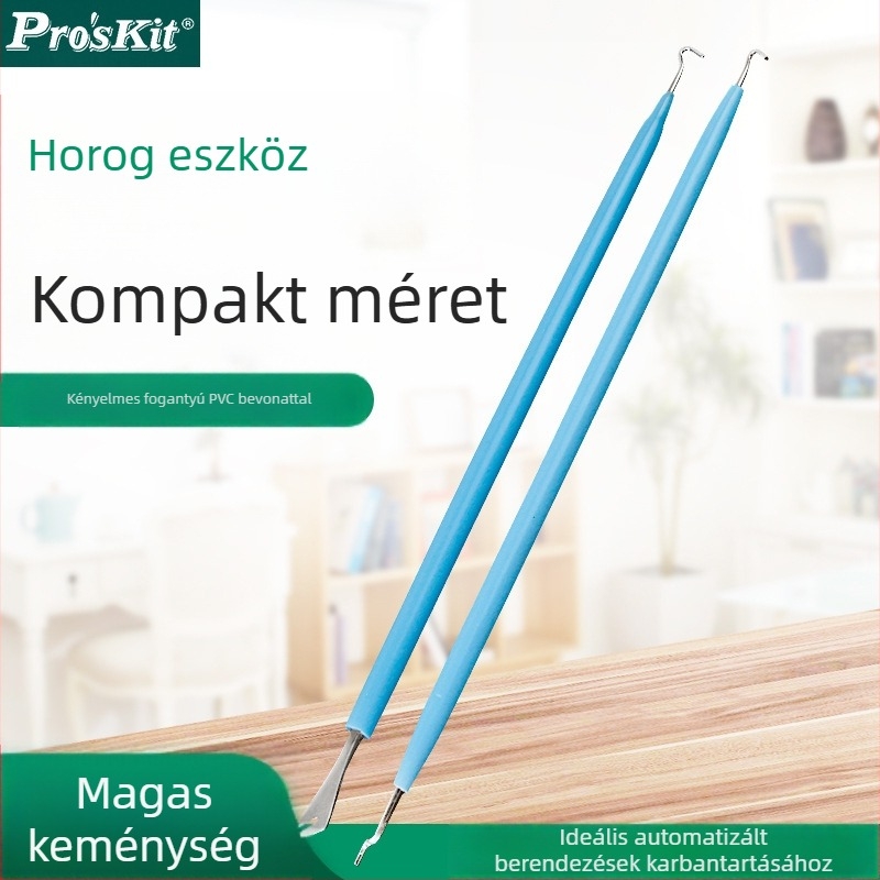 Forrasztáshoz segéd rugós horog Pro'skit/Baogong, rozsdamentes acél, sorozat Hook