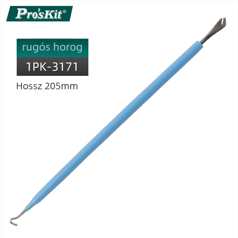 Forrasztáshoz segéd rugós horog Pro'skit/Baogong, rozsdamentes acél, sorozat Hook