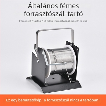 Teljesen fémes forrasztószál tartó és állvány, univerzális típus, lila szantálfa