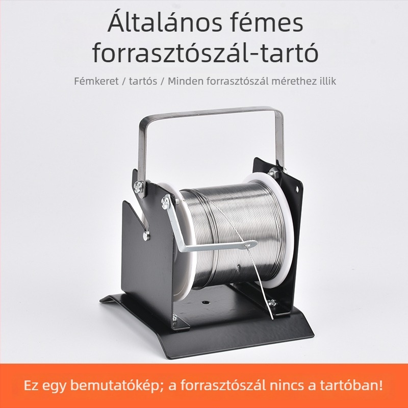 Teljesen fémes forrasztószál tartó és állvány, univerzális típus, lila szantálfa