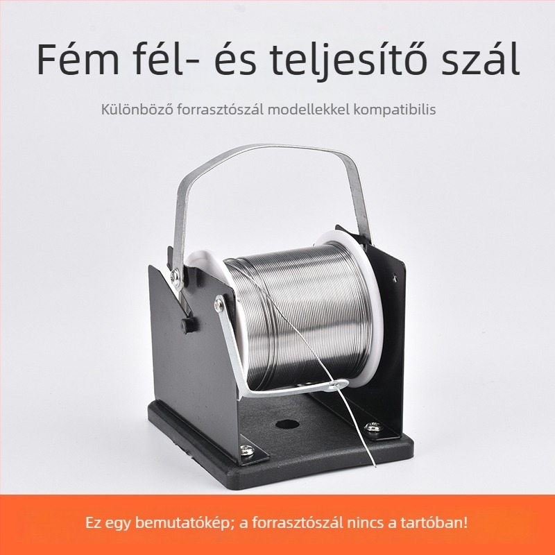 Teljesen fémes forrasztószál tartó és állvány, univerzális típus, lila szantálfa