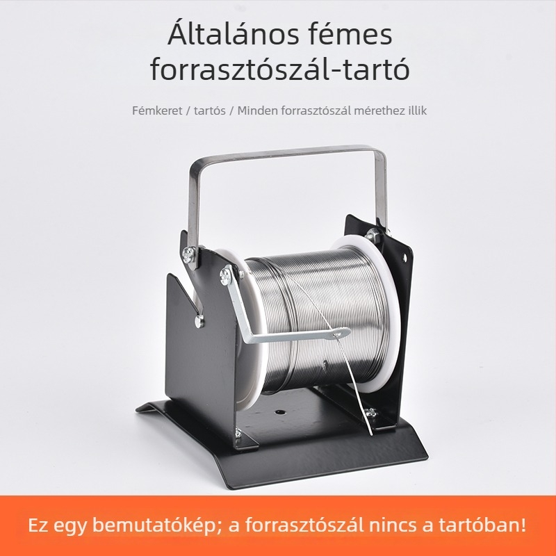 Teljesen fémes forrasztószál tartó és állvány, univerzális típus, lila szantálfa
