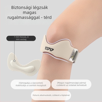 Patella öv térdvédő – ABS anyagú, felnőtteknek, futáshoz, kerékpározáshoz, túrázáshoz, asztaliteniszhez és tollaslabdához