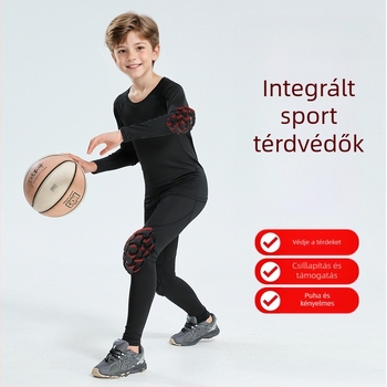 cdsk Gyerek térdvédő – Poliészter rostból készült térdvédelem sporthoz