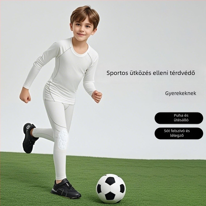 cdsk Gyerek térdvédő – Poliészter rostból készült térdvédelem sporthoz
