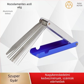 Varrás és vágás kiegészítők készlet: fúvókák, cutting needles, lángvágópisztoly, pisztoly és tűfájl alumínium és rozsdamentes acél dobozban