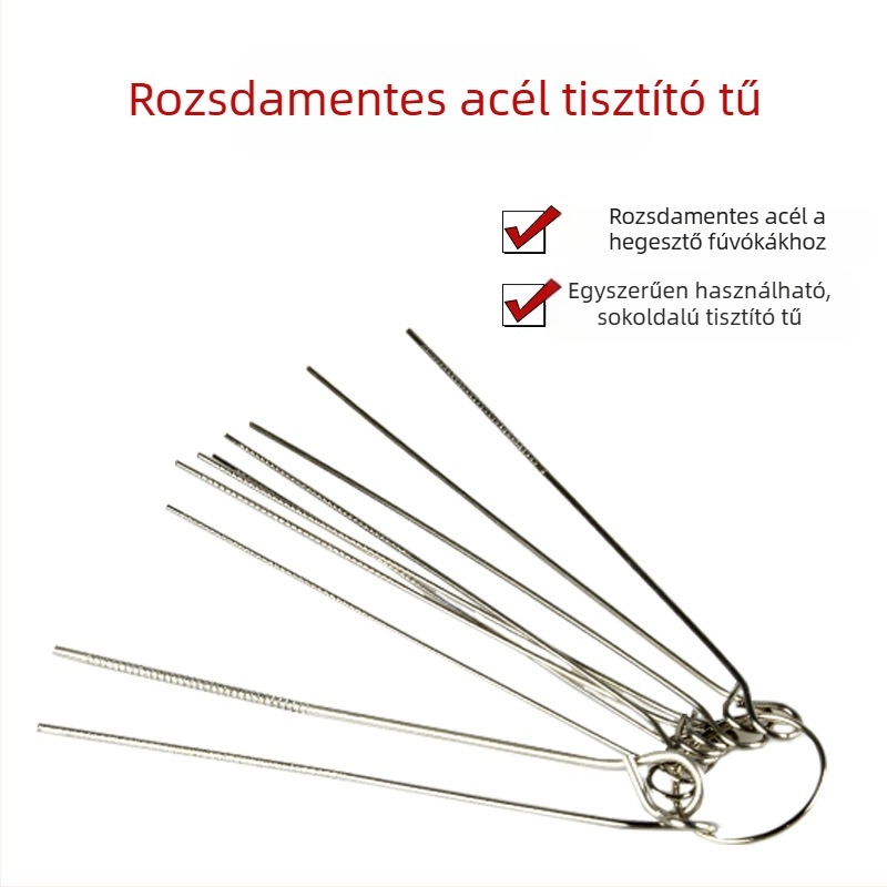 Varrás és vágás kiegészítők készlet: fúvókák, cutting needles, lángvágópisztoly, pisztoly és tűfájl alumínium és rozsdamentes acél dobozban
