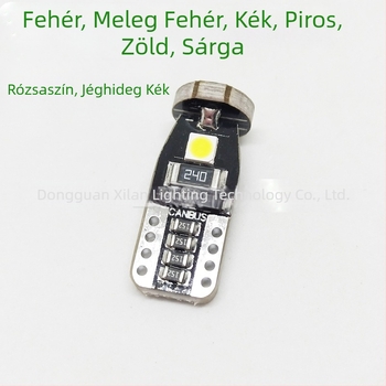 XL CANBUS T10 LED autó lámpa 3030 3SMD — 12V, 3W, 300LM, IP68