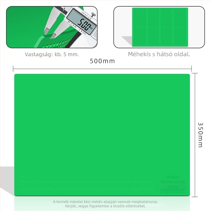 Garton JSD-706 Hőálló szilikon munkaasztal mobiltelefonok és PCB javításához, 5 mm vastagság, puha anyag