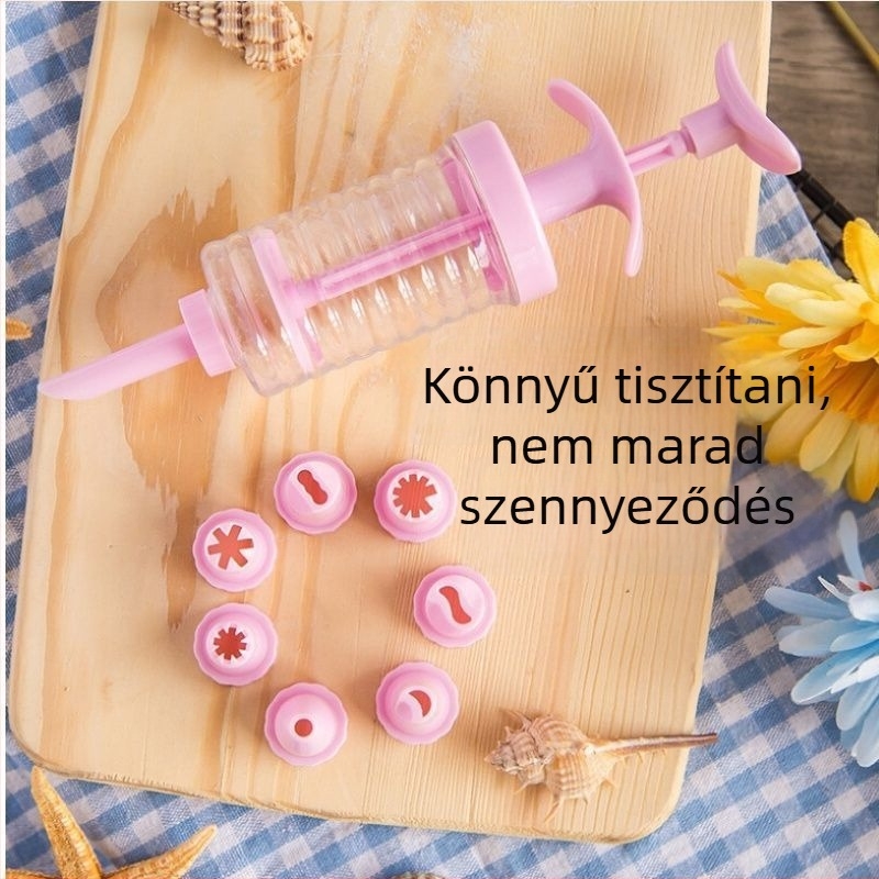 Díszítő pisztoly csővel és töltőtasakkal – Unique márka, Modern egyszerű stílus, 2023-as kiadás