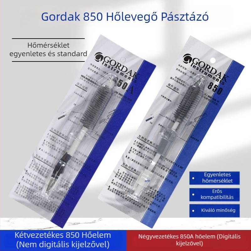 Gaudi melegítőmag meleg levegős pisztolyhoz – 850B/952-sorozat, pillangó négyvezetékes fűtőcső