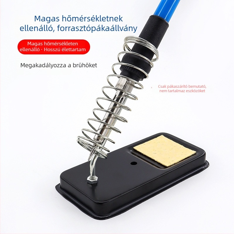 A-típusú forrasztópáka állvány, teljesen fém, magas hőállóságú, többször funkciójú ónvezető tartó